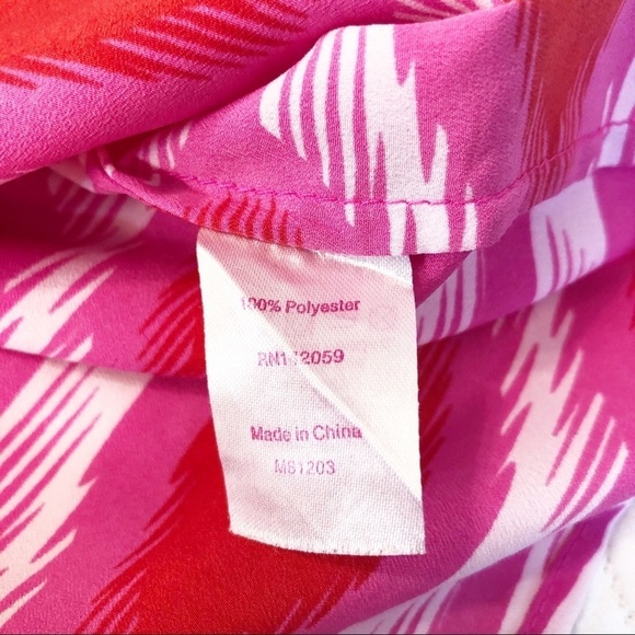 Macbeth Collection Red/Pink/White Tank - Large - Picture 5 of 8